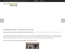 Tablet Screenshot of partnershipflooring.co.uk